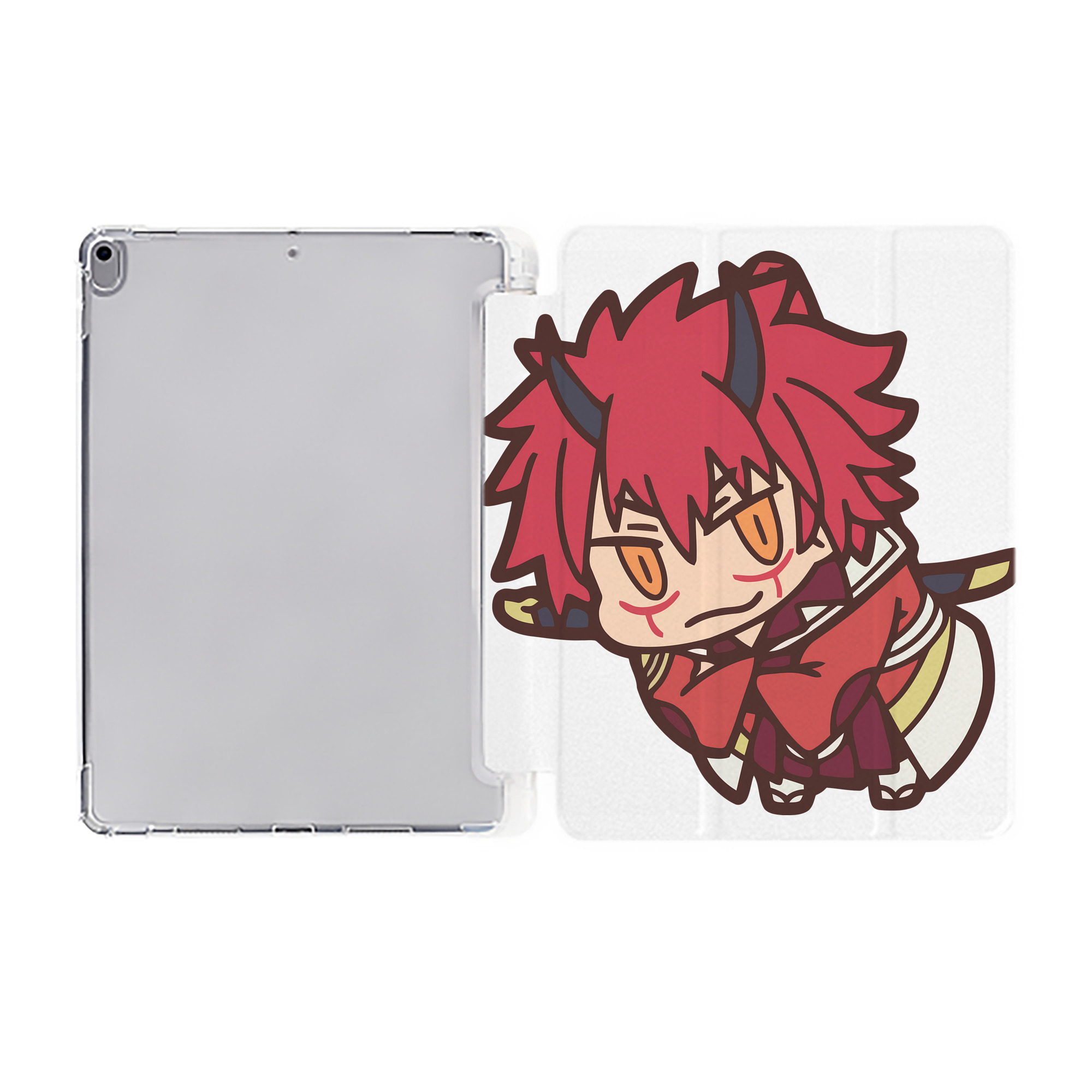 （画像用） 転スラ Regarding Reincarnated to Slime IPad ケース ペン収納付き 三つ折りスタンド PUレザー×シリコン 対応機種9.5/10.5/10.9インチ
